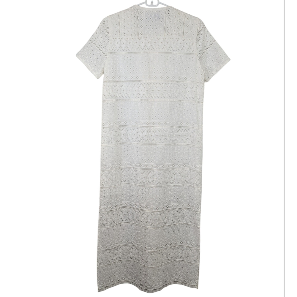 Cartolina Nantucket Ophelia White Eyelet Lace Dress Size Small - Picture 6 of 13
